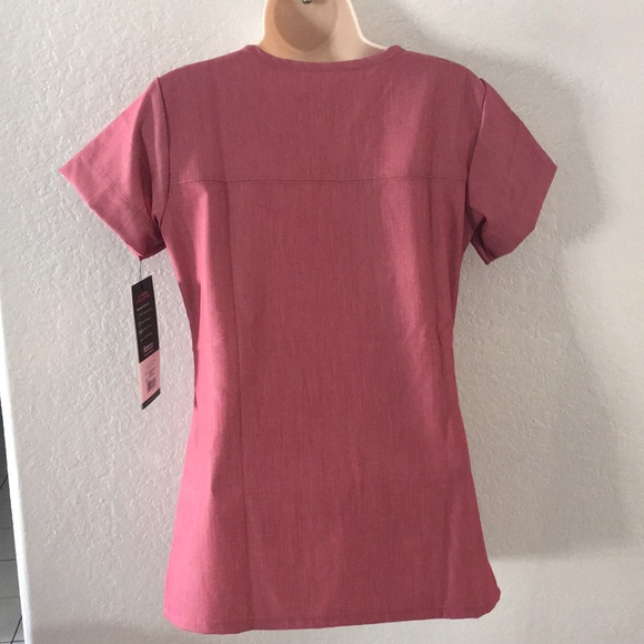 Grey’s Anatomy scrub top XS SET wine shade - Picture 5 of 6